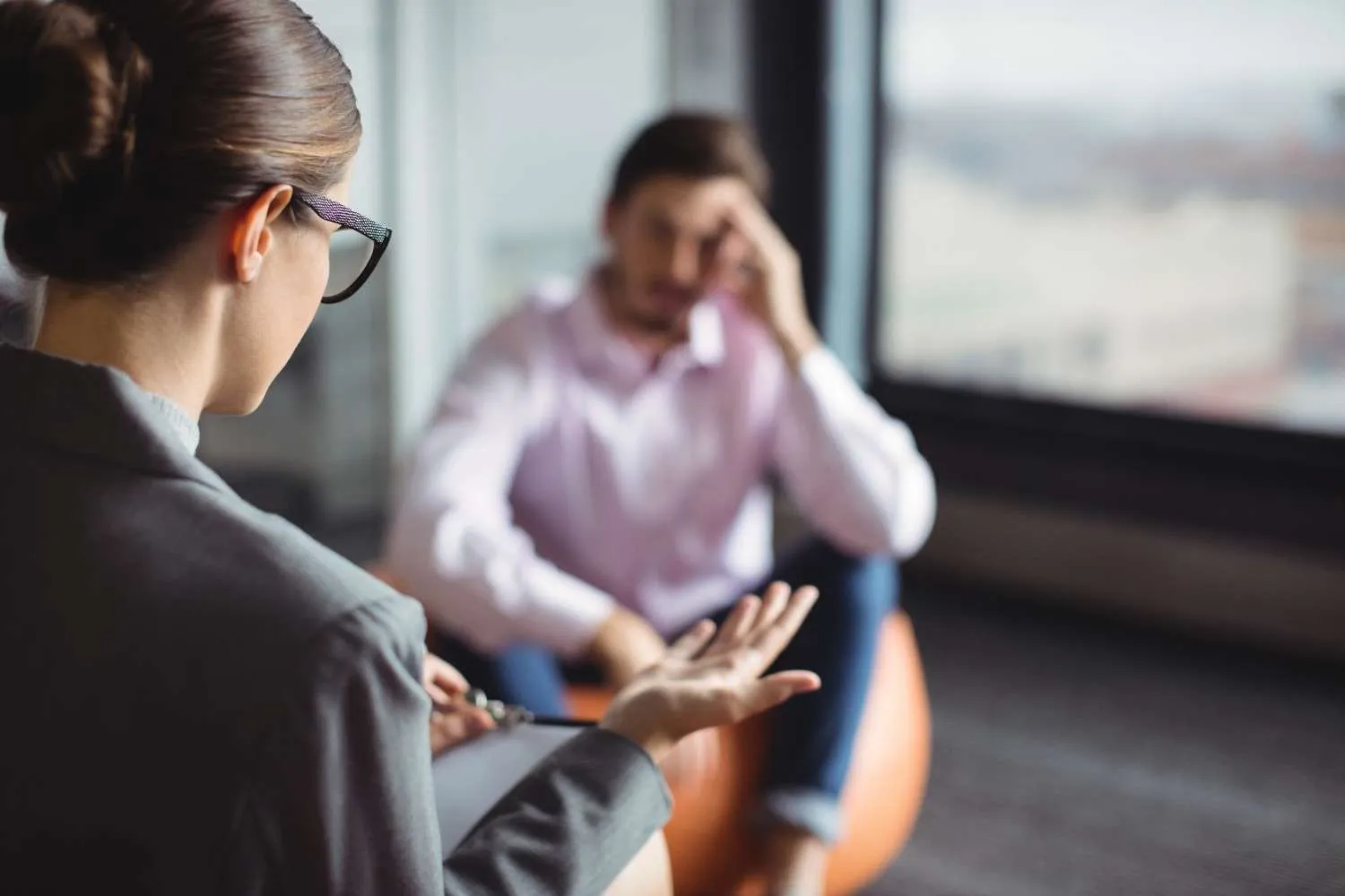 Dangers of EMDR Therapy session showing therapist guiding patient through emotional distress