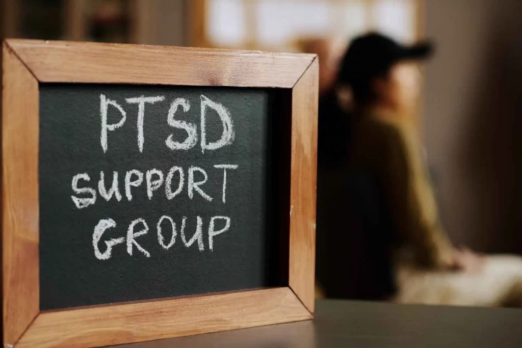 PTSD Coping Skills support group meeting for emotional wellness