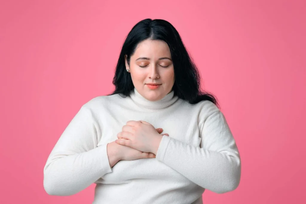 What Is Box Breathing Technique – woman practicing 4-4-4-4 breathing to reduce stress and anxiety